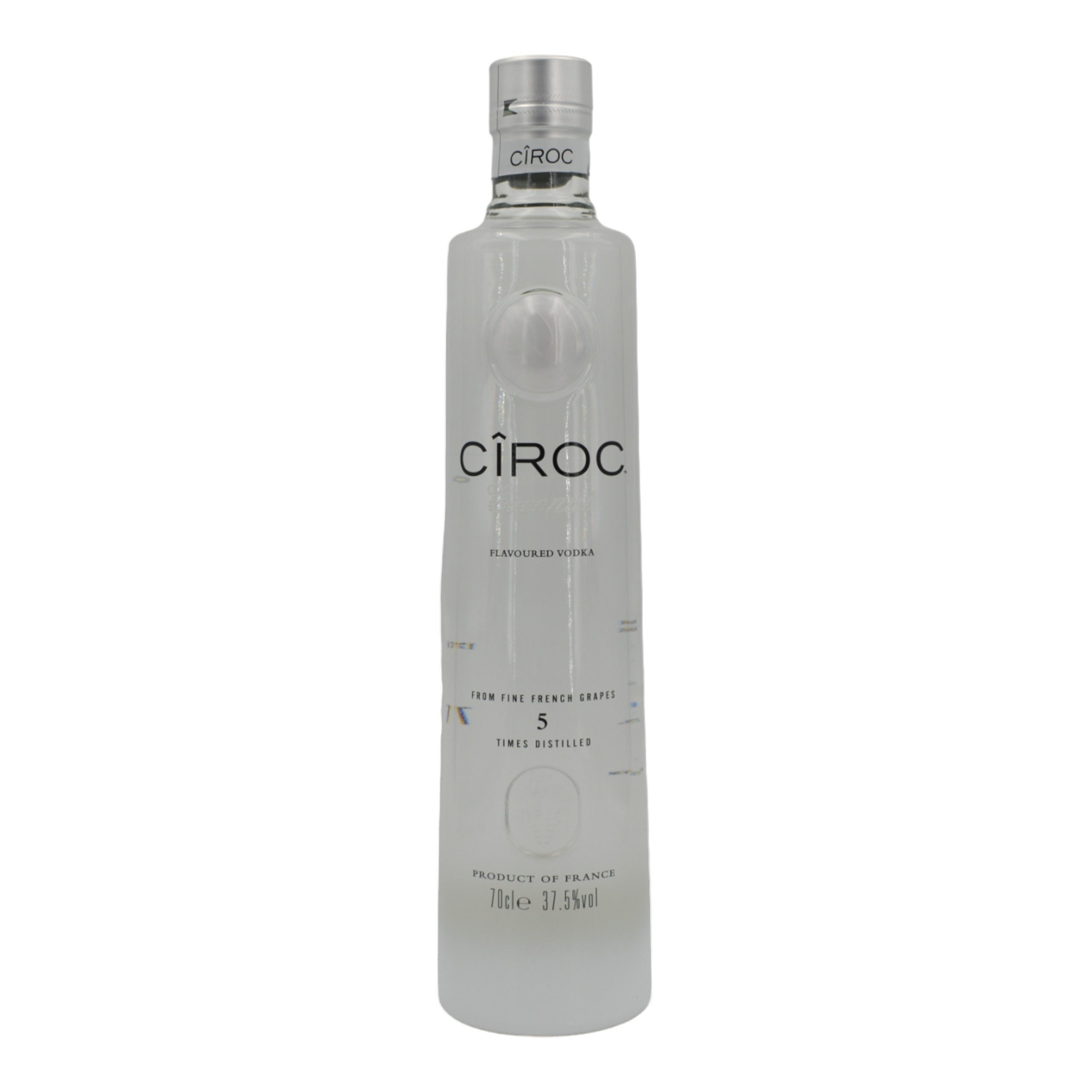 Ciroc Vodka flavoured with fine French Grapes 5 Times Distilled